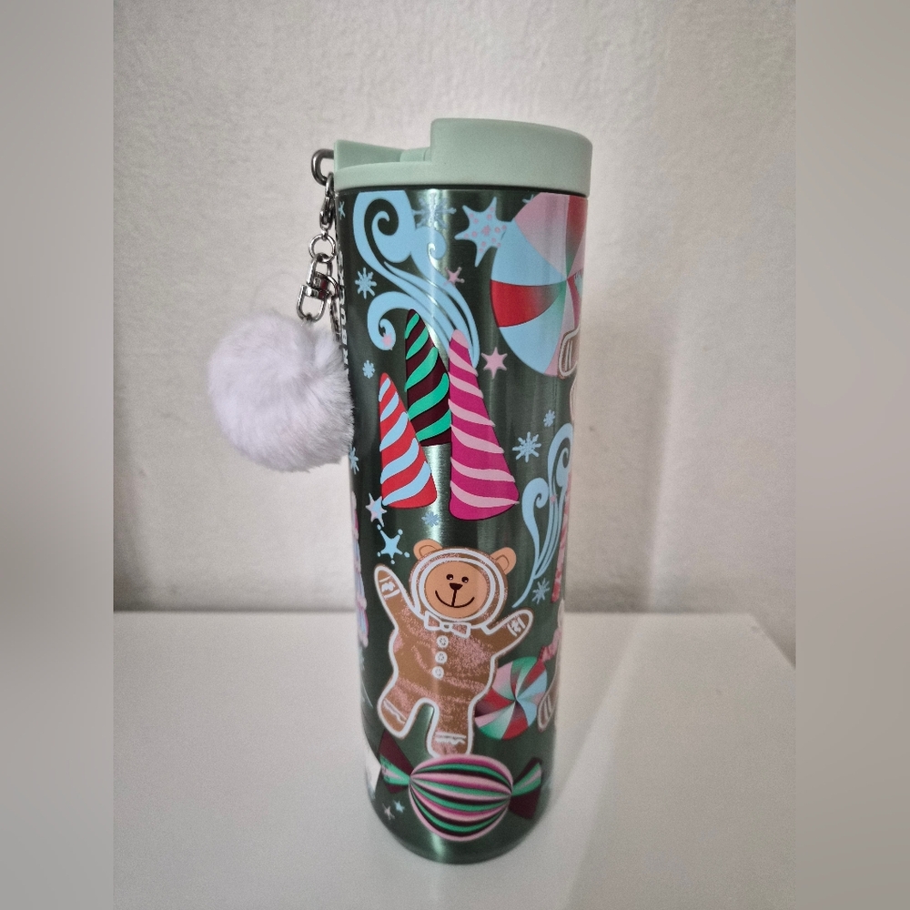 Starbucks holiday 2024 Mexico Editon Stainless steel candy ginger bear NEW